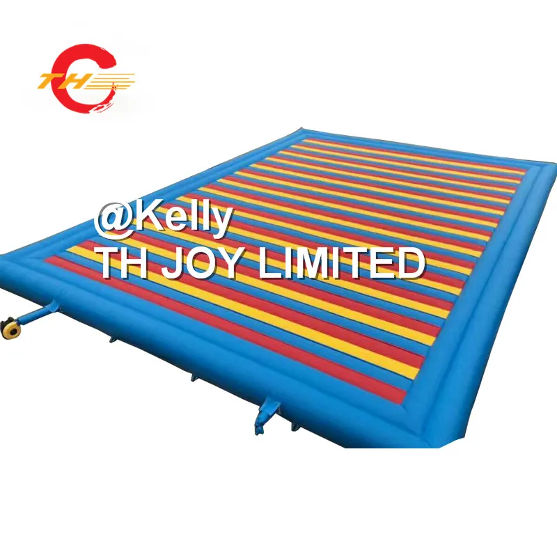 Free sea shipping inflatable jump pad for sale, CNFcustom make colorful inflatable jump pad