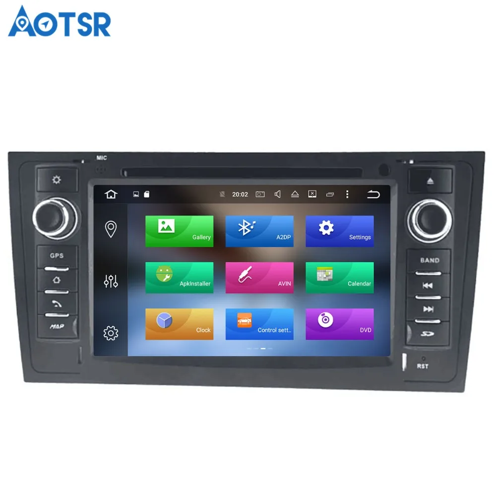 Perfect Aotsr Android 8.1 GPS navigation Car DVD Player For AUDI A6 1997-2005 multimedia 2 din radio recorder 4GB+32GB 2GB+16GB 2