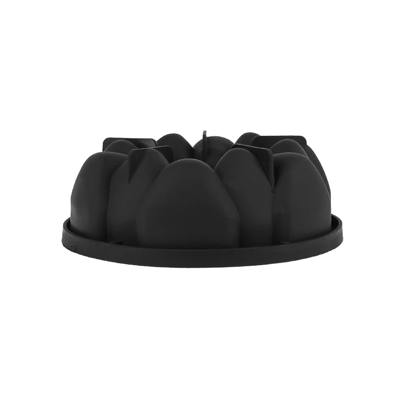 Форма для торта в форме цветка силиконовая форма мусса коричневого рулона