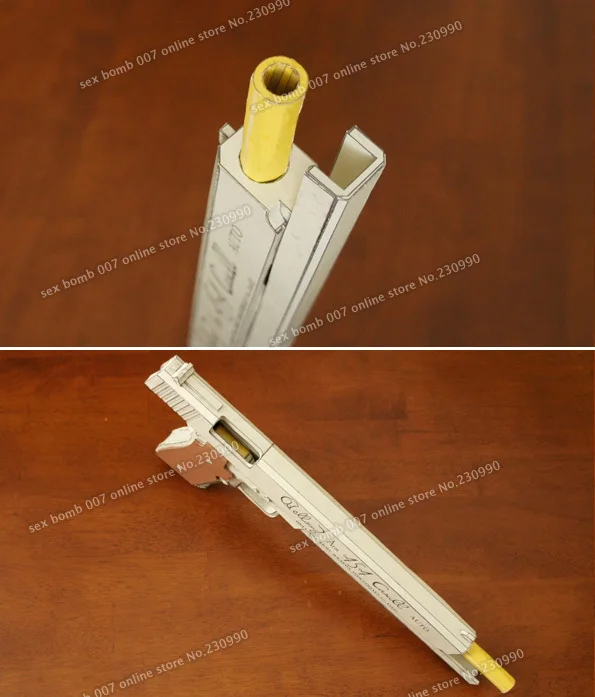 Внутренняя структура вампира Alcatel Hellsing 454 Casull пистолет Масштаб 1:1 3D бумажная модель ребенок взрослый пистолет оружие Бумажные модели игрушки