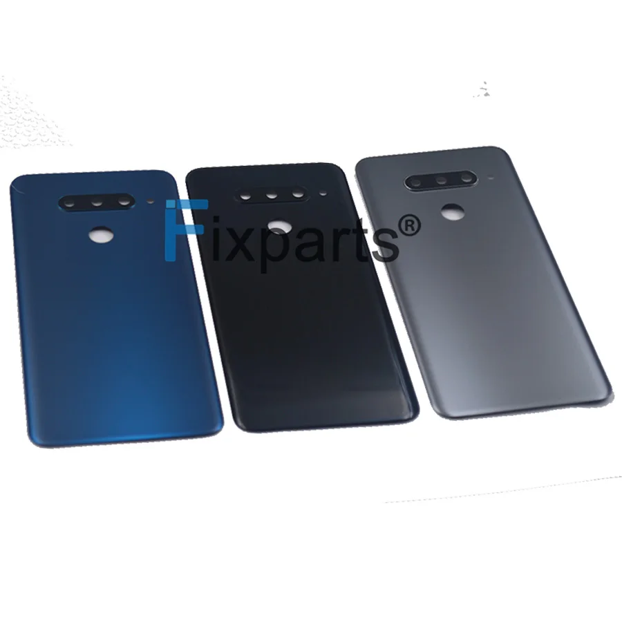 Задняя крышка для LG V40 ThinQ чехол аккумулятора задняя из стекла запасные