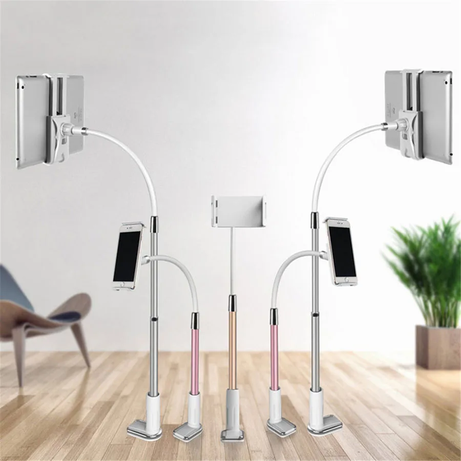 Universal Tablet Mobile Phone Holder Flexible Long Arm Lazy Holder Desktop Bed Stand Bracket for 4-10.5 inch Tablet PC Phones (5)