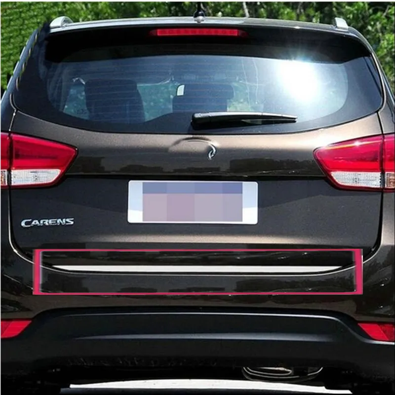 Car styling Fit For KIA Carens 2013 2014 Stainless Steel Rear Door