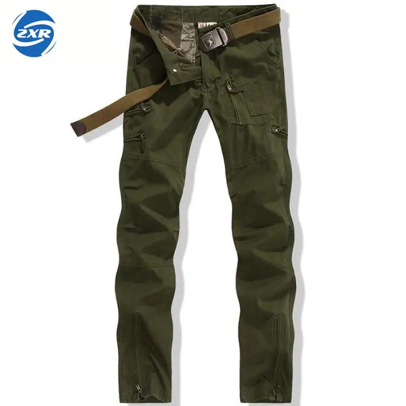 

Army Field Tactical Military Men' Hiking Pants Straight Camouflage Overalls Comfortable Cotton Trousers Tactical Pants No Belt