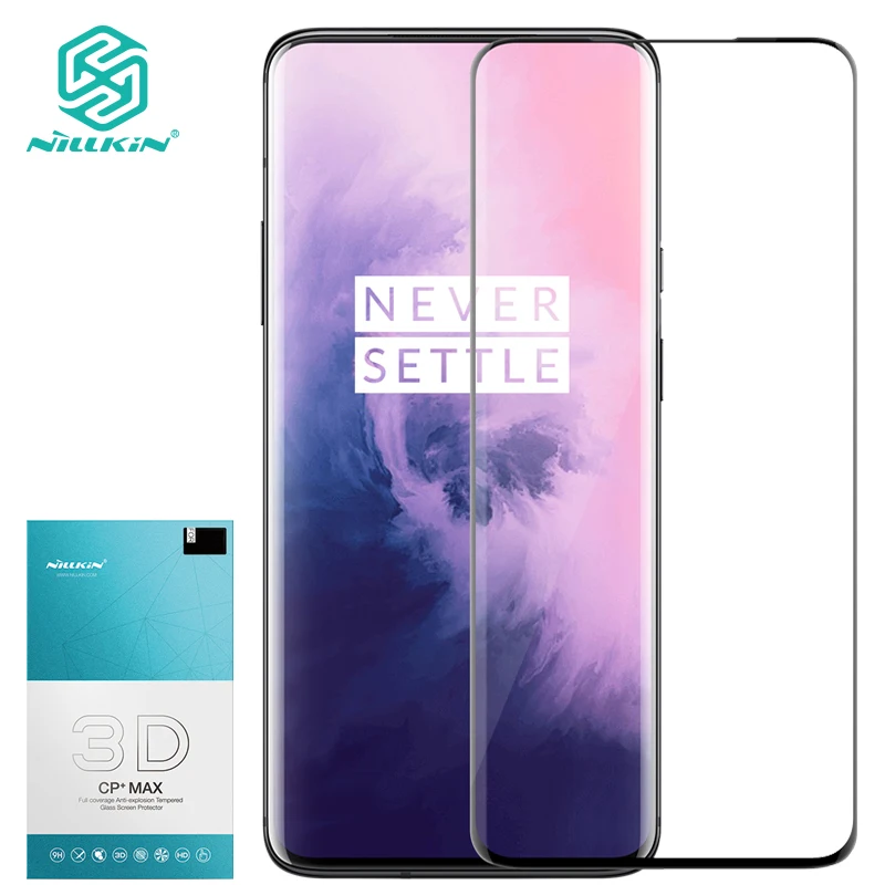 

Nillkin Full Screen Protector for OnePlus 7 Pro 3D CP+ MAX Full Coverage Anti-explosion Tempered Glass Film