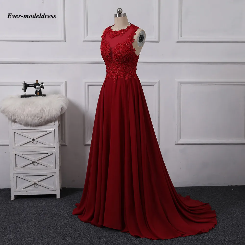 Elegant A Line Chiffon Sleeveless Open Back Maid of Honor Bridesmaid Dress in Bridesmaid dresses