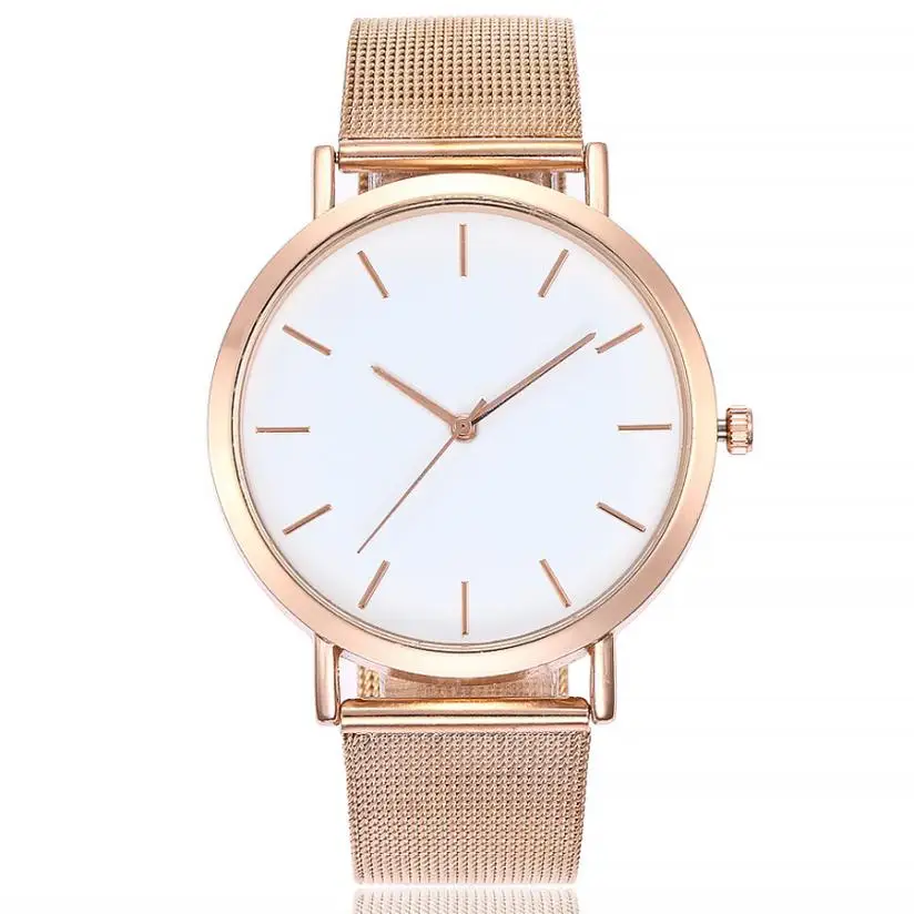 

Women Watch New Casual Quartz Stainless Steel Gold Silver Band Relogio Marble Strap Watch Analog Wrist Watch