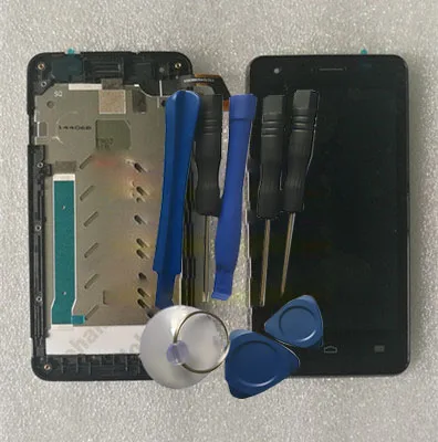 

BINYEAE For Vodafone Smart4 Turbo VF889N LCD Display With Touch Screen With Frame Digitizer Assembly Replacement