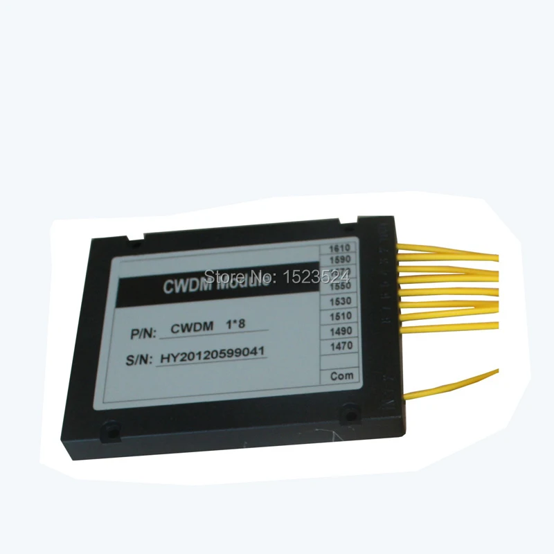 

Fiber Optic 8 Channel CWDM Mux Demux Module 1470-1610nm with SC/FC/LC/ST Connector