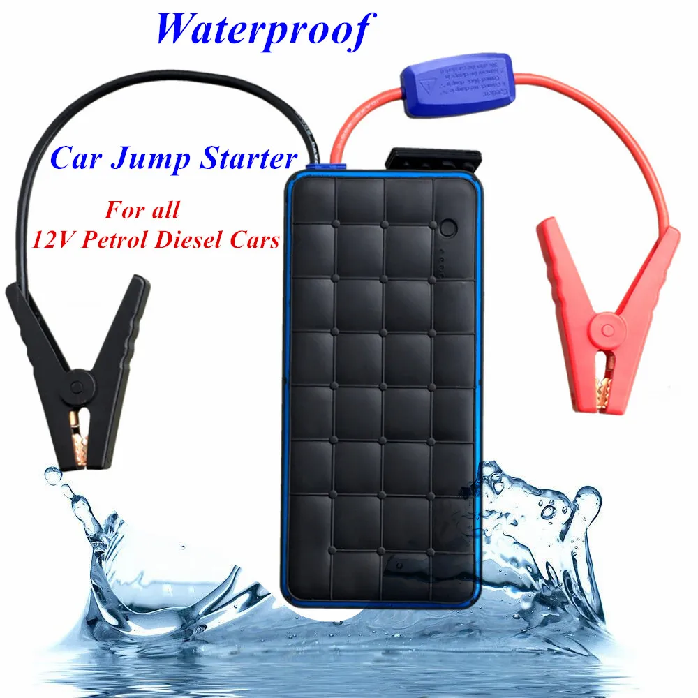 Waterproof 28000mAh Car Jump Starter Power Bank 1000A 12V Portable Starting Device Booster Car Charger for Car Battery Buster
