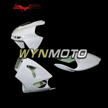 

For Kawasaki ZX6R Unpainted Fiberglass Motorcycle Fairings Carenes 2000 2001 2002 Sportbike Racing Covers Cowling Hull Kits