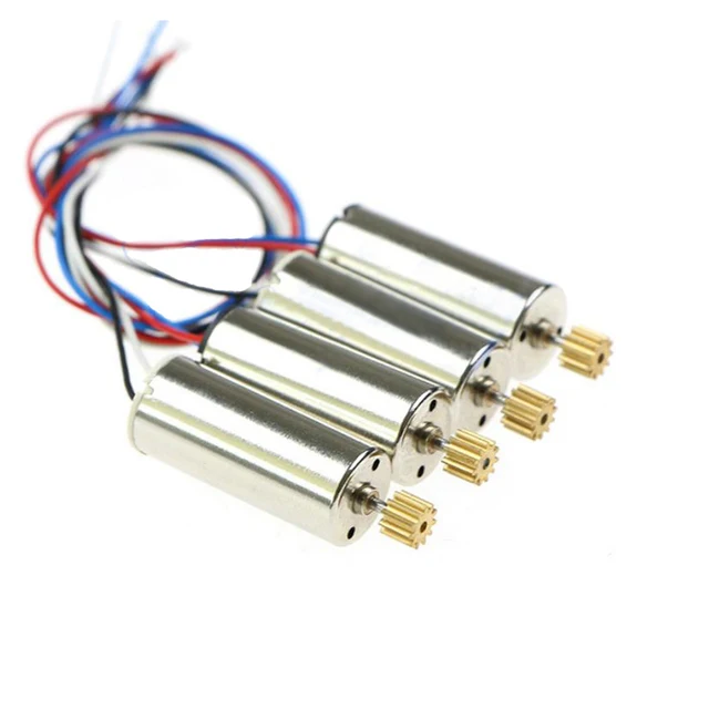 Best Price 4x Standard Motor for JJRC H8C DFD F183 F182 F181 RC Quadrocopter Drone Spare Parts Accessories Motor Engine with Wheel Gear