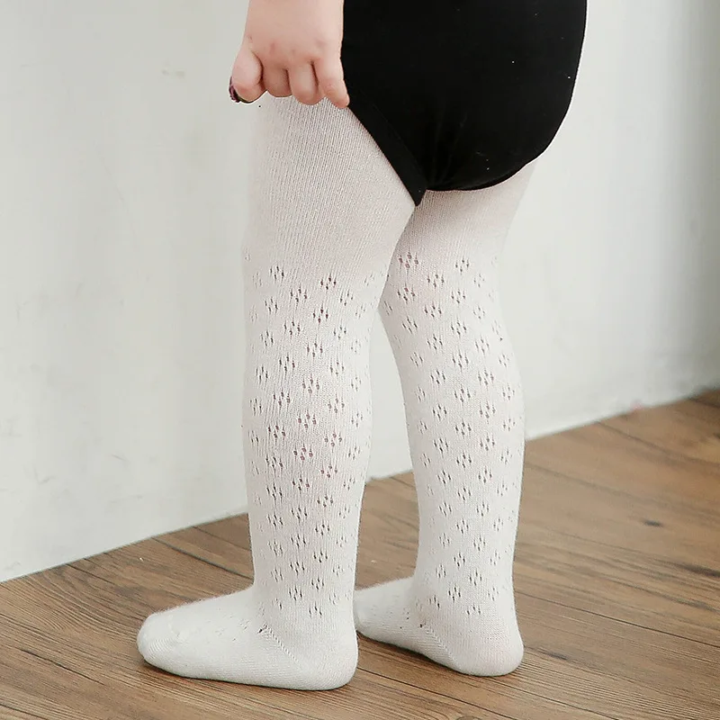 baby Spring/Autumn Tights Cotton Baby Girl Pantyhose Kid Infant Knitted