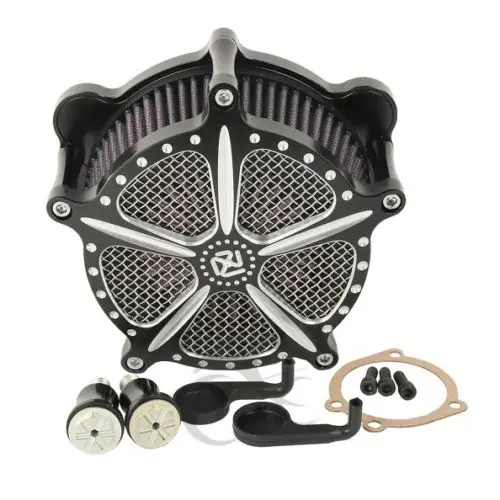 Модифицированный воздухоочиститель Впускной фильтр для Harley Softail Rocker Cross Bones Dyna Glide Rocker Fat Boy Glide EFI