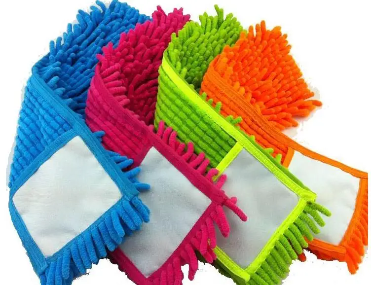 new Folding flat Mop Head Chenille Refill Replace Microfibre Fabric