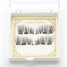 Ubeauty 1 пара ультра-тонкий 0,2 мм Магнитная ресницы 3D Многоразовые Накладные магнитные накладные ресницы 2U94