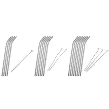 Многоразовые соломинки Очиститель Щетка Набор из нержавеющей стали металлические соломинки