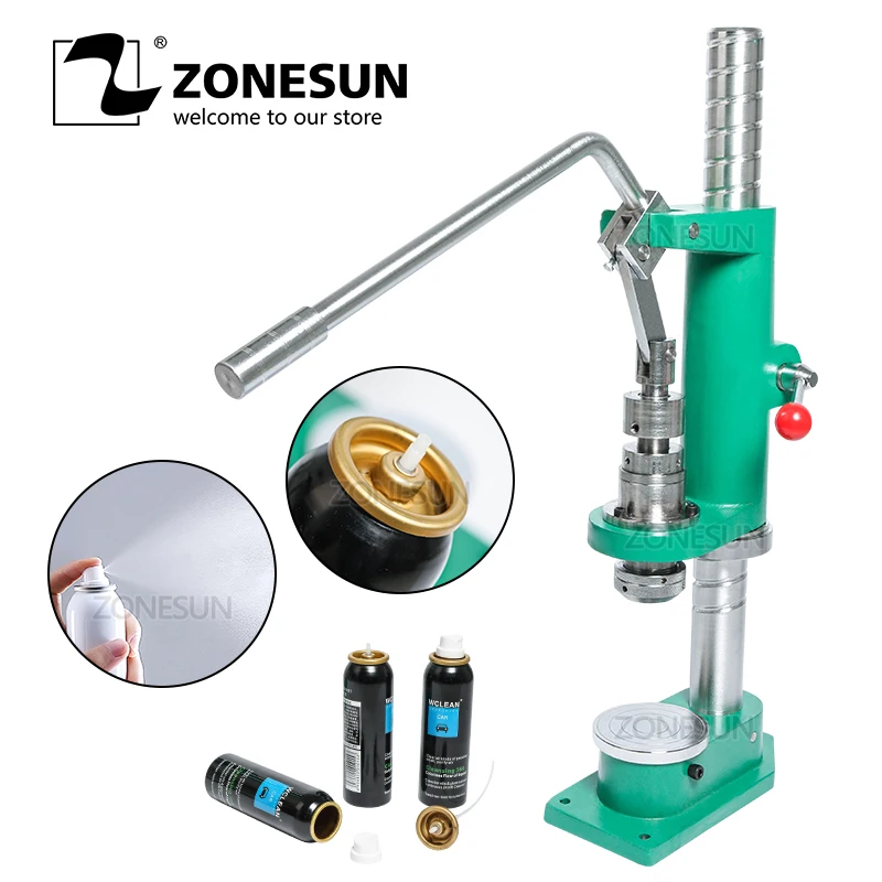 ZONESUN ręczna butelka z rozpylaczem aerozol butelka aluminiowa zaciskarka zamykająca maszyny do prasowania krem do opalania butelka z rozpylaczem Capper ZONESUN ręczna butelka z rozpylaczem aerozol butelka aluminiowa zaciskarka zamykająca maszyny do prasowania krem do opalania butelka z rozpylaczem Capper