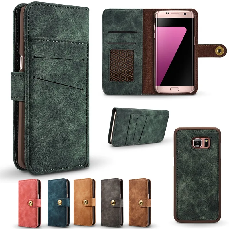 Magnetic Detachable Back Cover Wallet Flip Leather Case Luxury For Samsung Galaxy Note 8 Cover Phone Bags For Samsung Note 8