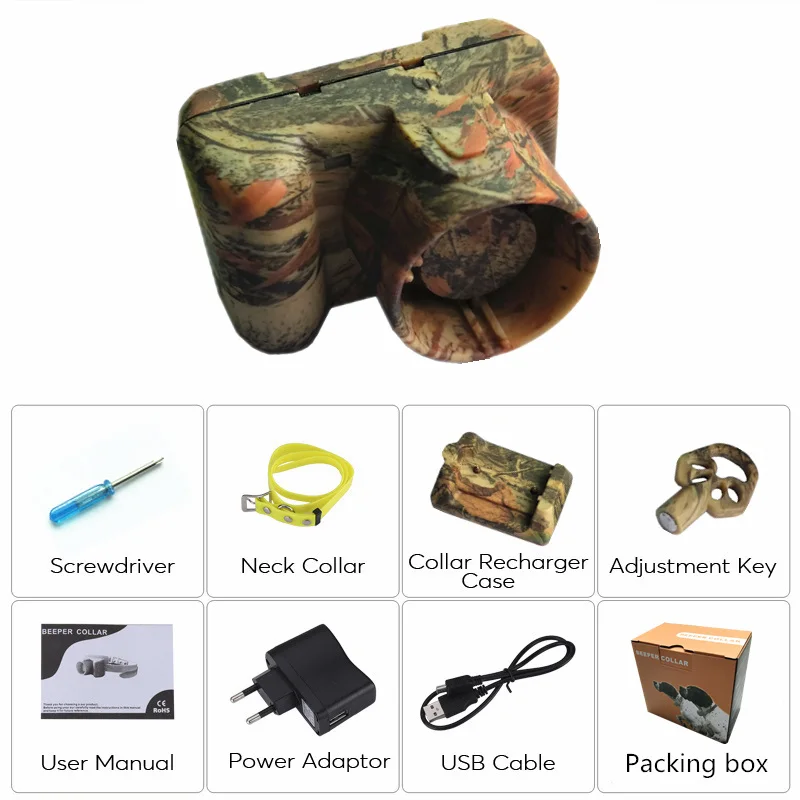 Professional Hunting Dog Beeper Chargable Dog Training Collar Waterproof Dog Training Equipment Pet Electric Collar Beep Clicker8