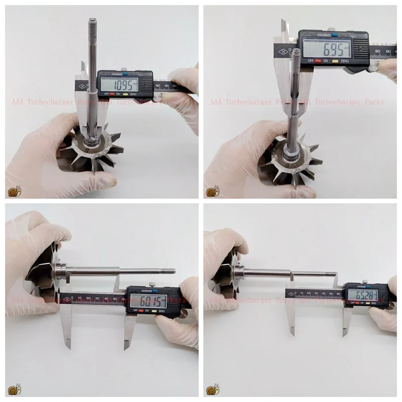 HX40W/HX40 турбо части колеса турбины 64 мм* 76 мм-10 лопастей, Поставщик AAA части турбокомпрессора