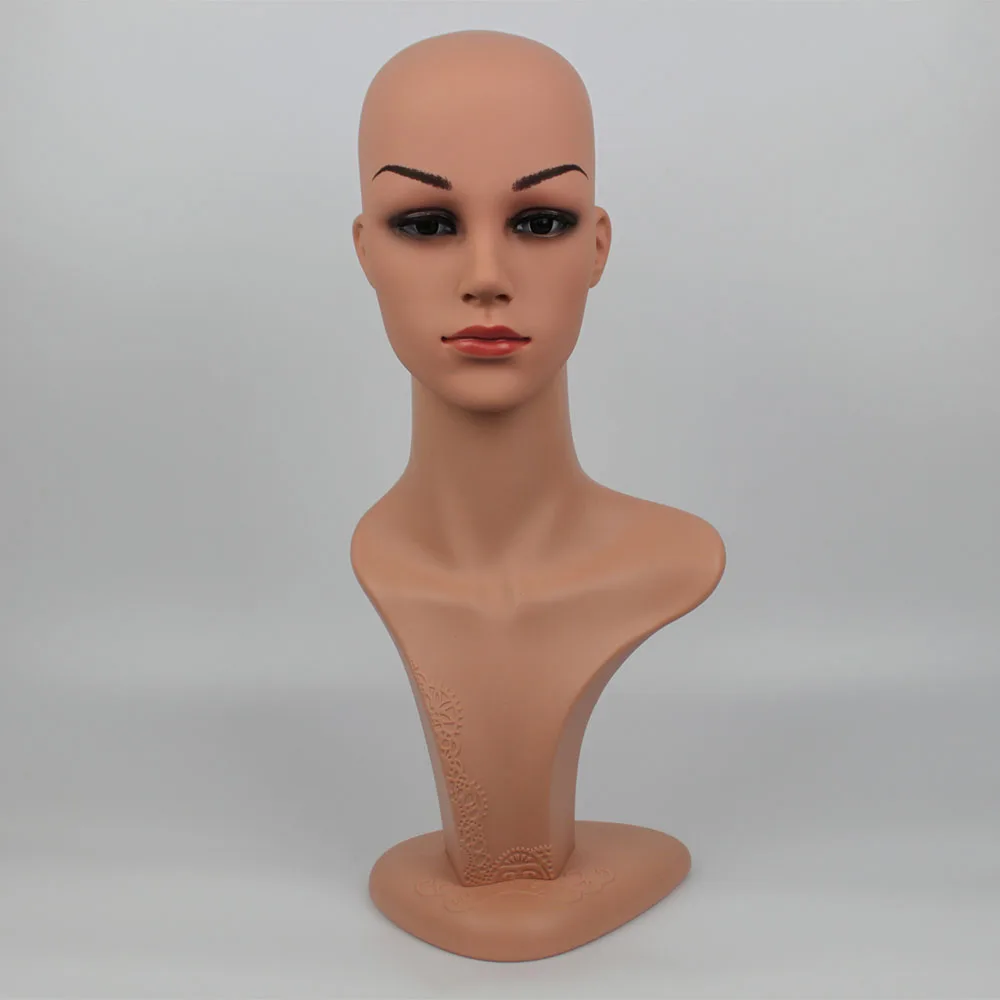 Высокое качество PE реалистичный манекен женщина манекен голова для маски& шляпы& солнцезащитных очков& ювелирных изделий& парики Дисплей парик головы