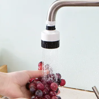 

Adjusting Kitchen Faucet Shower Head Anti-splash 360 Rotate Water Saving Tap Nozzle Kitchen Faucet filtered Faucet Accessories