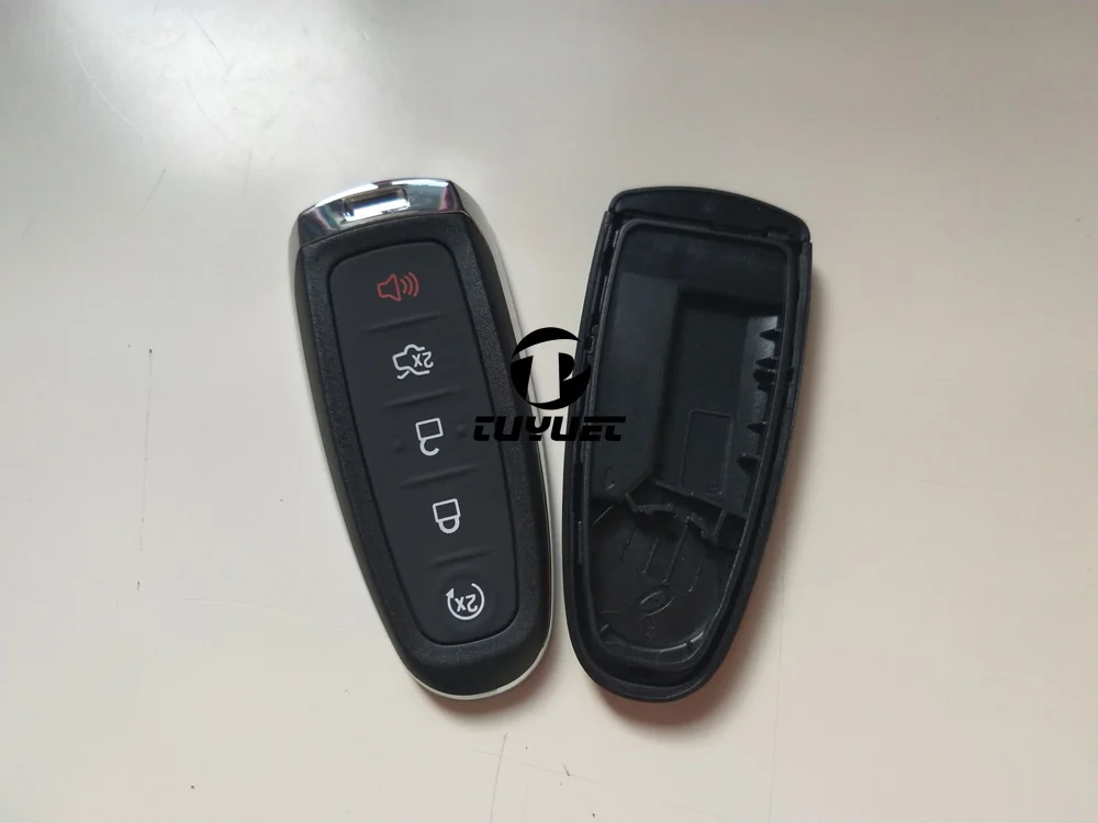 Ford Edge Lincoln MKX MKS MKT Smart remote key shell 5 Buttons ford edge MKX MKS MKT  (10)-1
