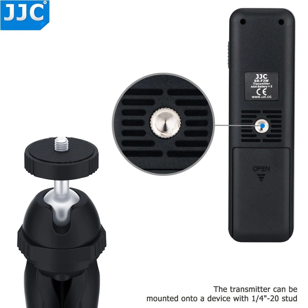 JJC 2.4Ghz Camera Wireless Remote Control for Sony A7R IV A7S A7II A6000 A6300 A6500 RX10II RX100IV