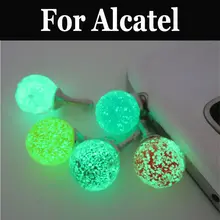 Люминисцентный Ночной свет наушники Порты и разъёмы пылезащитный чехол для Alcatel Работает с любым оператором, 4S 5 OT-5059D 1X Pixi 4 4 плюс Мощность POP 4 Сланец 4+ 4S STAR Shine Lite U5