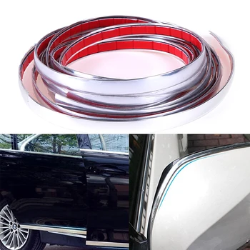

Durable silver car chrome styling decoration moulding trim strip tape 12mm