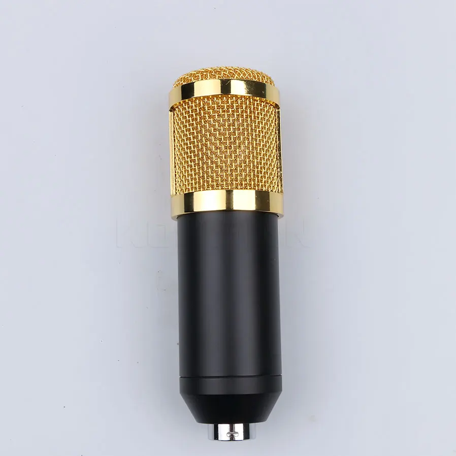 

kebidumei 2016 Professional BM-8000 Studio Microphone Sound Recording Condenser Microphone KTV Karaoke Wired Dynamic+Stand H