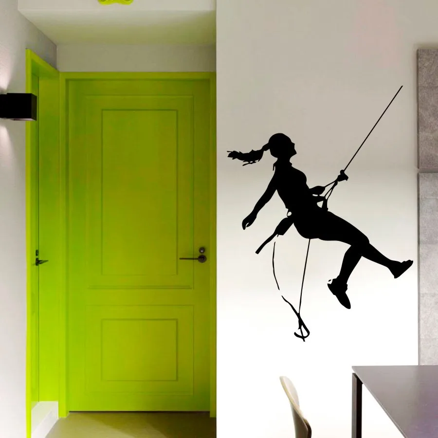 

YOYOYU Vinyl Wall Decals Rock Climber Climbing Extreme Sport Decal Sticker Home Decor Art Mural WALL decor high quality J912