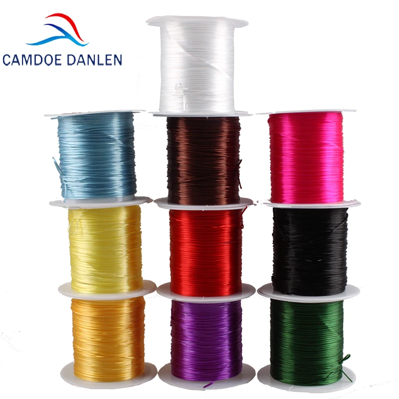 

1Roll/lot 0.8mm Clear Elastic Thread Crystal Line Nylon Rubber Stretchy Cord Beading String Bracelets Necklace Craft Diy Making