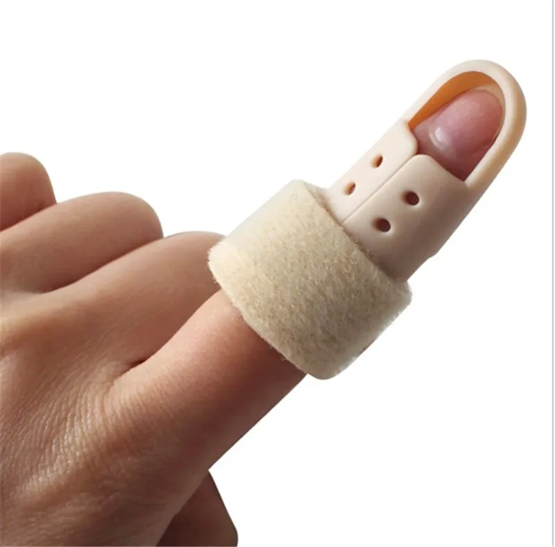 

Plastic Finger Support Brace Mallet DIP Splint Joint Fracture Pain Protection