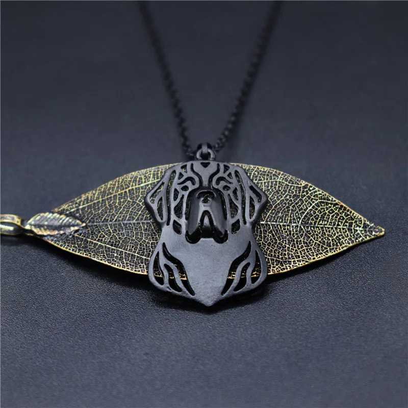 

4 Colors New ST. Bernard Charm Necklace Trendy Metal Dog Jewellery Saint Bernard Pendant Necklace Women
