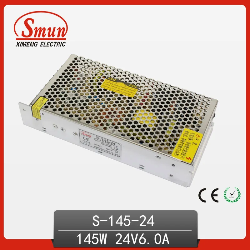 

BRAND NEW 145W 24V 6A Switch Power Supply For CCTV Camera And Security System