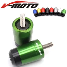 Для KAWASAKI NINJA ZX9R ZX-9R 1998-2003 99 00 01 02 Аксессуары для мотоциклов с ЧПУ Алюминий руль акустическая система заканчивается Кепки защитный ползунок передней вилки мотоцикла