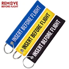 Автомобильный брелок для ключей с вставкой перед полетом с вышивкой-информационные Брелоки для ключей брелок мотоциклы OEM брелки авиации бирка для подарков Чемодан 3 шт./лот