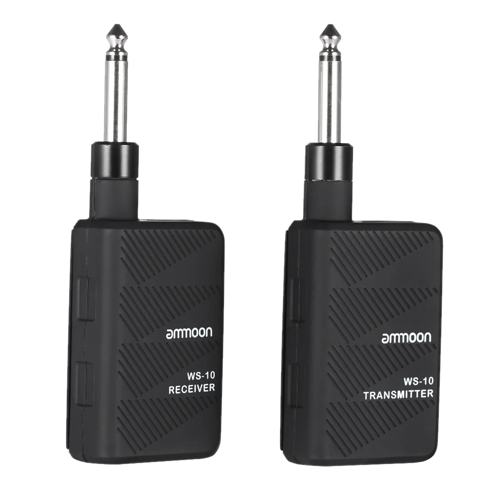 ammoon WS 10 Digital 2.4Ghz Audio Wireless Electric Guitar Transmitter Receiver Setin Guitar