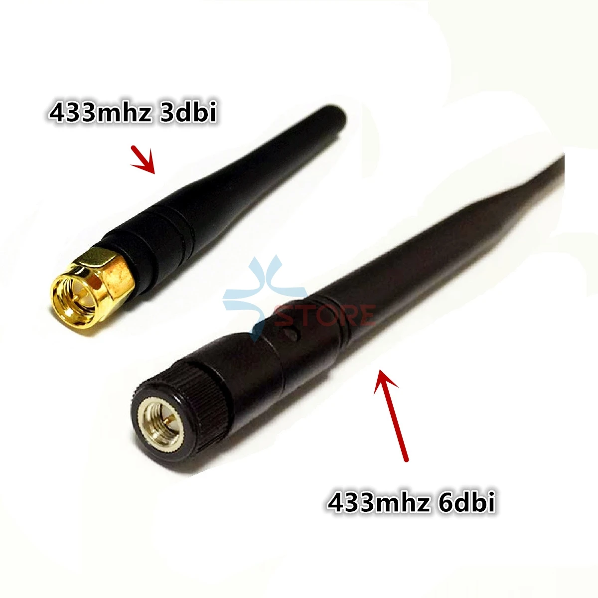 

1PCS 3dbi 6dbi 433Mhz GSM Antenna SMA Male Connector Rubber Aerial Wireless Repeater
