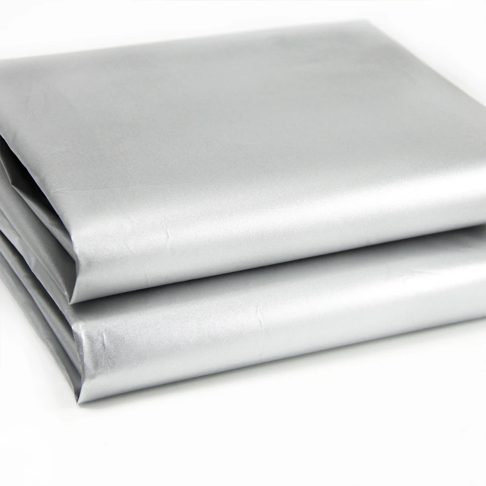 

David accessories 50*150cm fabric silver solid doubled shade for Tissue Kids Bedding home textile for Sewing Tilda Doll,c2033