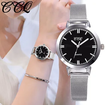 

Fashion Women Watches CCQ Casual Quartz Stainless Steel Band Precision Scale Watch Analog Wrist Watch relogio feminin #20