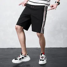 Панк мужские шорты для занятия спортом, бега, в стиле «хип-хоп» из хлопка по колено шорты для бега в английском стиле летние шорты Hombre