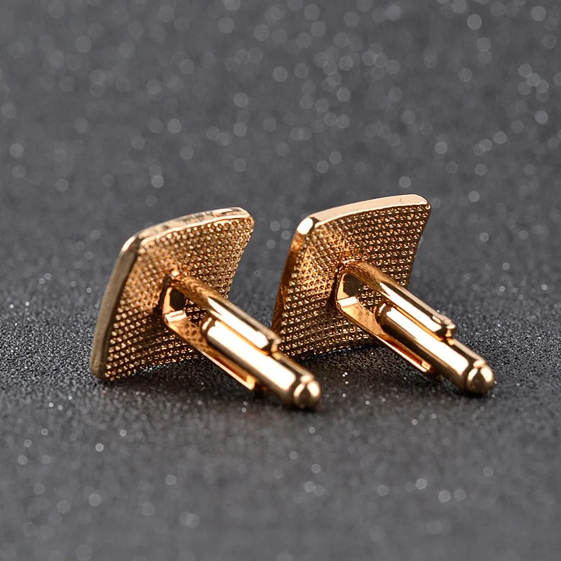 High Quality Wild Rhinestone Square Cufflinks - Image 5