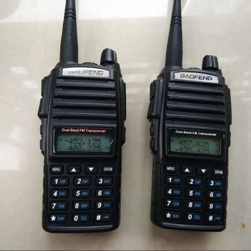 bilder für Hot Tragbaren 2 stücke Zwei-wege Transceiver Radio Walkie Talkie CB Ham amateurfunk Für Vhf Uhf Dual Band Baofeng UV 82, lange palette bilder für Hot Tragbaren 2 stücke Zwei-wege Transceiver Radio Walkie Talkie CB Ham amateurfunk Für Vhf Uhf Dual Band Baofeng UV 82, lange palette