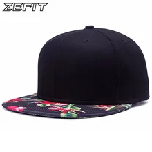 Корейский цветочный принт уличная хип-хоп бейсбольная шляпа с полями на открытом воздухе повседневная брендовая snapback