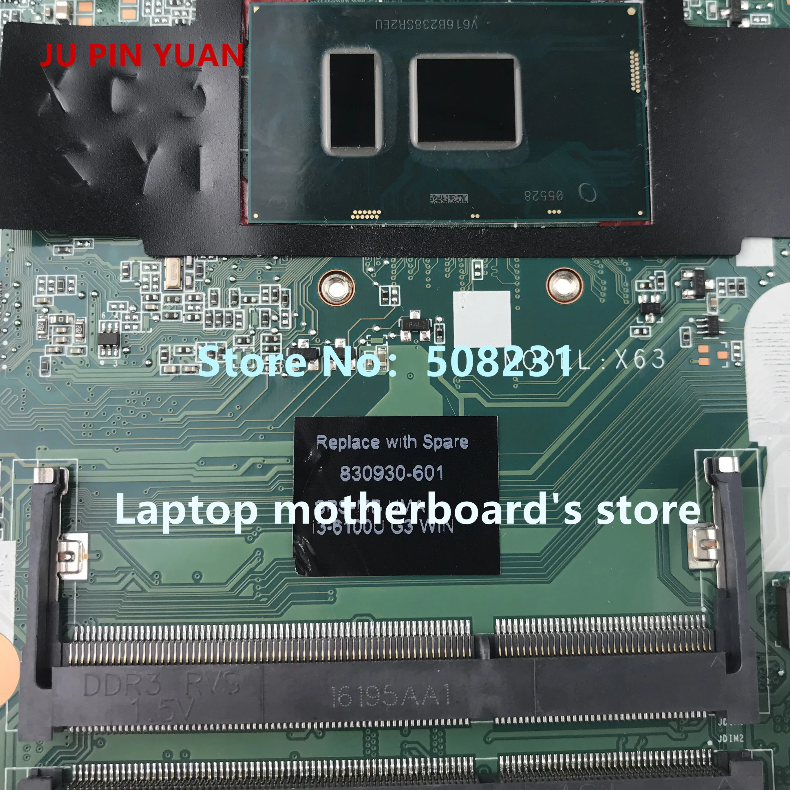 Ju pin yuan L01042-001 L01042-601 DA0X8BMB6F0 материнская плата для ноутбука hp ProBook 440 G5 430 G5 Тетрадь ПК I7-8550U полностью протестирована