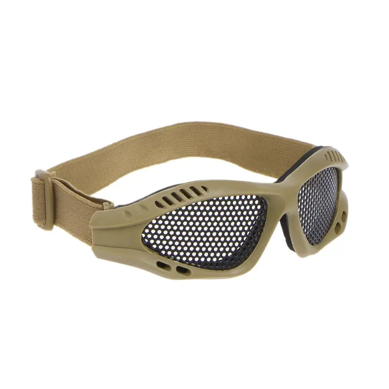 Safety Goggles Outdoor Eye Protective Comfortable Airsoft Safety Tactical Glasses Goggles Anti Fog With Metal Mesh 3 Colors UNS-OKLE