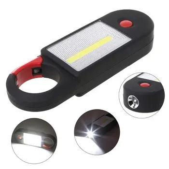 

Portable COB LED Working Light 2 Modes Inspection Flashlight with Strong Magnetic Hook Camping Flashlight